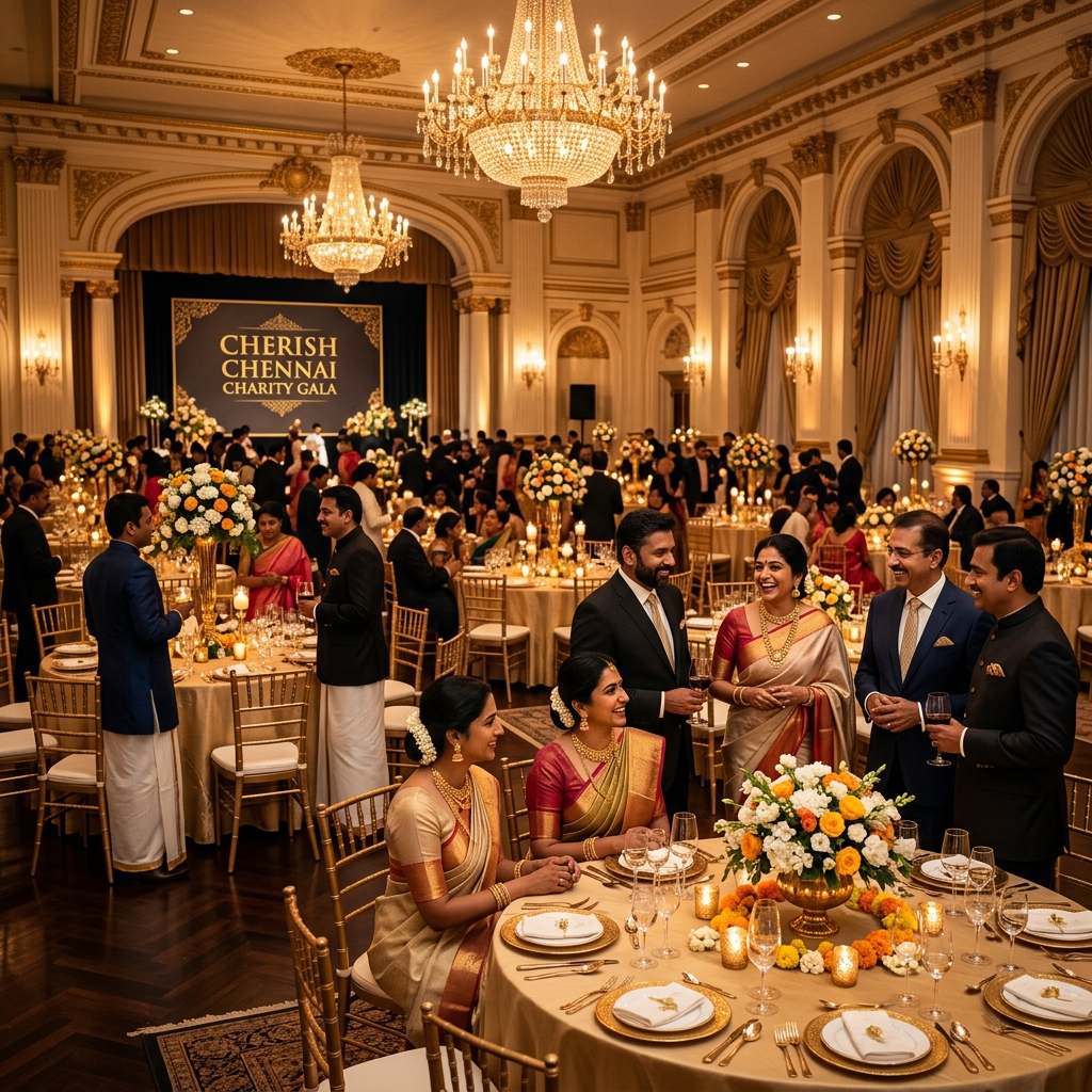 Annual Charity Gala Ballroom