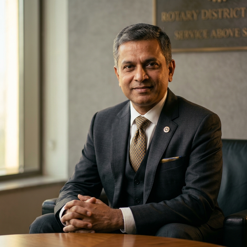 President Rtn. Bullion. A. Subramanian